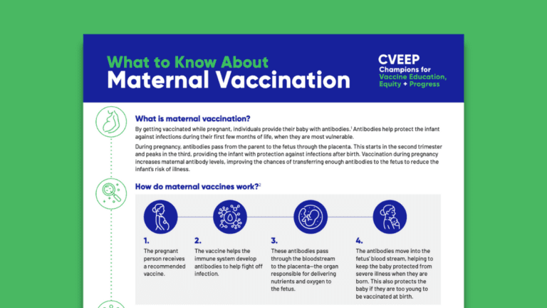 What to Know About Maternal Vaccination