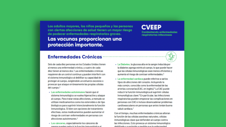 Beneficios de la inmunización para las poblaciones de alto riesgo