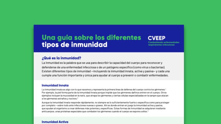 Una guía sobre los diferentes tipos de inmunidad