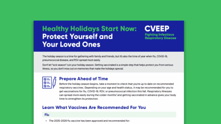 Healthy Holidays Start Now: Protect Yourself and Your Loved Ones