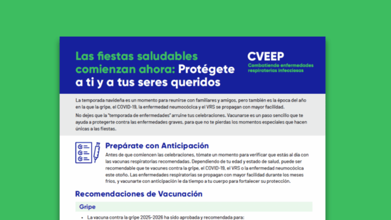 Las fiestas saludables comienzan ahora: Protégete a ti y a tus queridos