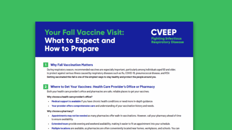 Your Fall Vaccine Visit: What to Expect and How to Prepare