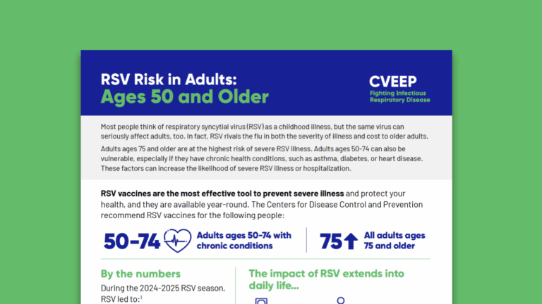RSV Risk in Adults: Ages 50 and Older
