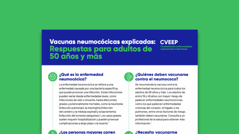 Vacunas neumocócicas explicadas: respuestas para adultos de 50 años y más