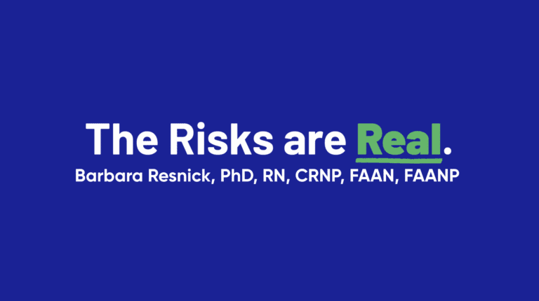 The Risks are Real: Dr. Barbara Resnick