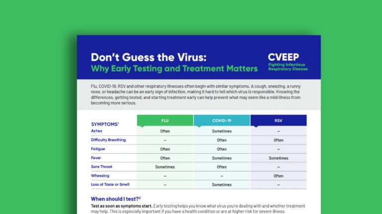 Don’t Guess the Virus: Why Early Testing and Treatment Matters