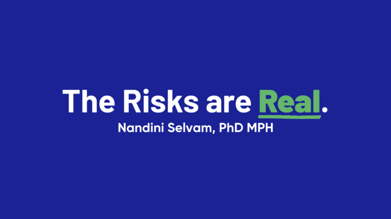 The Risks are Real: Nandini Selvam