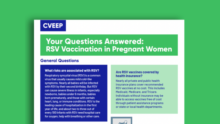Your Questions Answered: RSV Vaccination in Pregnant Women