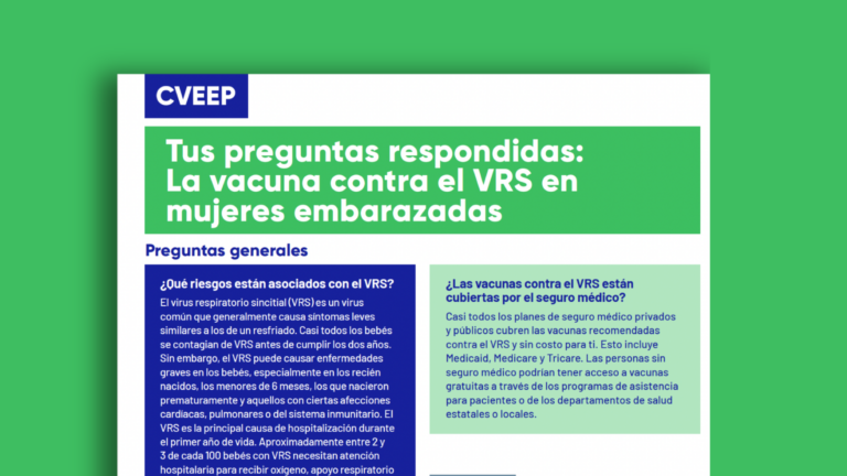 Tus preguntas respondidas: La vacuna contra el VRS en mujeres embarazadas